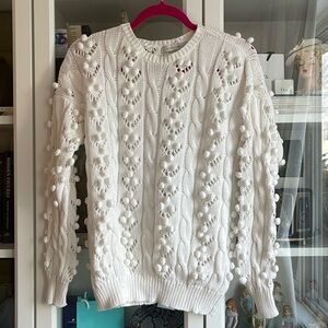 MinkPink White Knit Sweater
